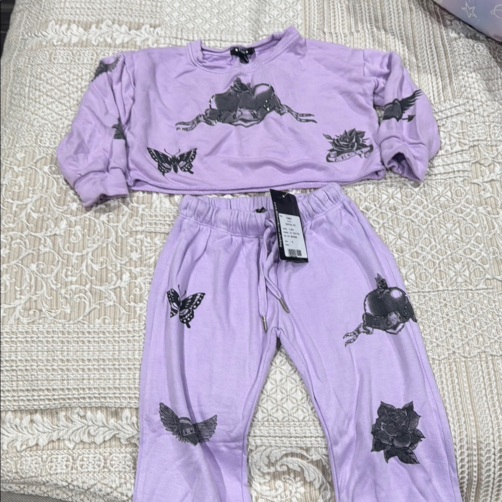 FBZ Purple Sweat Outfit